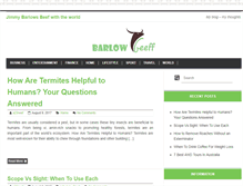 Tablet Screenshot of barlowbeef.com